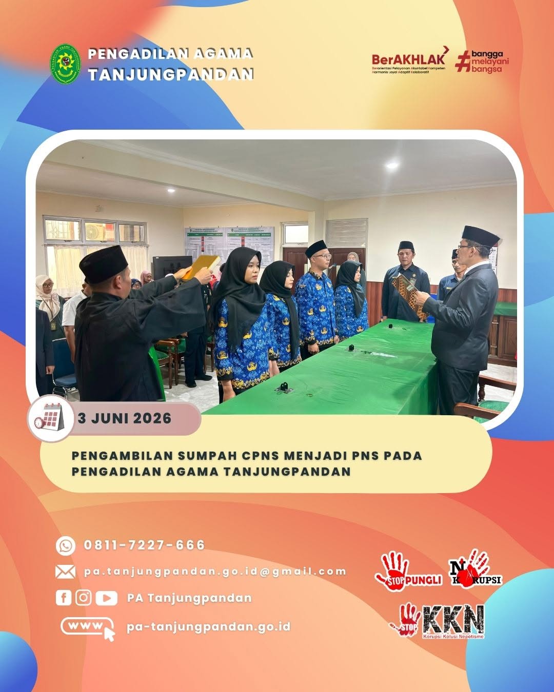 pelantikan cpns 3 juni 2026